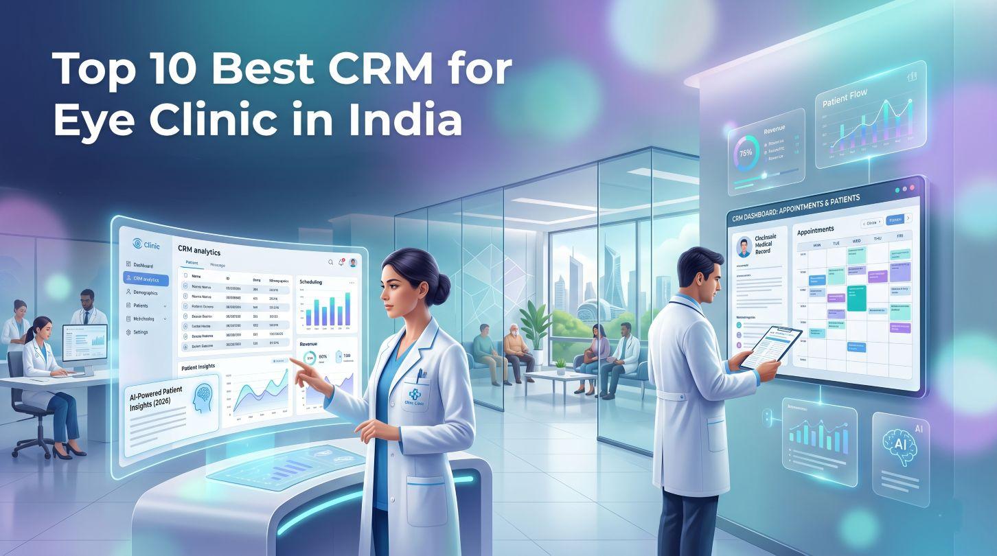 Top 10 Best CRM for Eye Clinic in India (2026 Updated)
