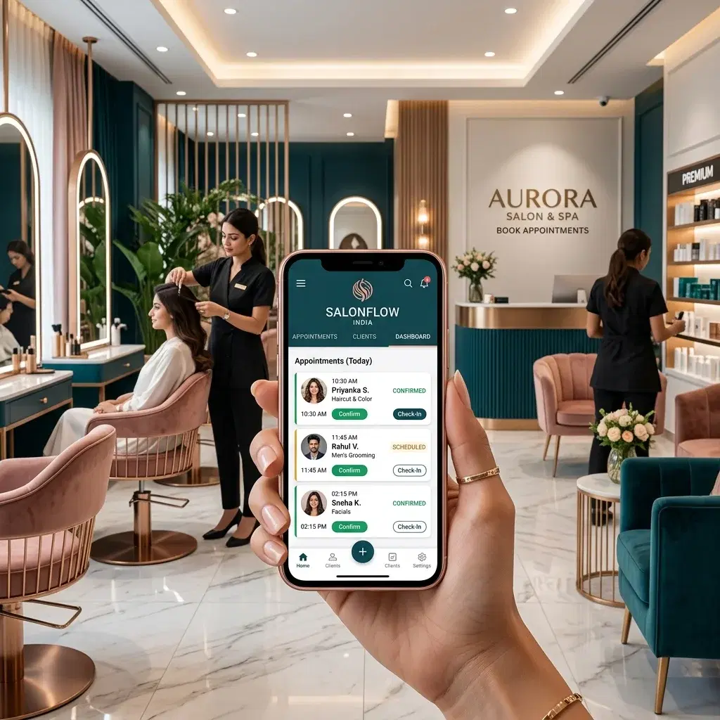 Salon Software with Mobile Apps for Beauty Industry in India