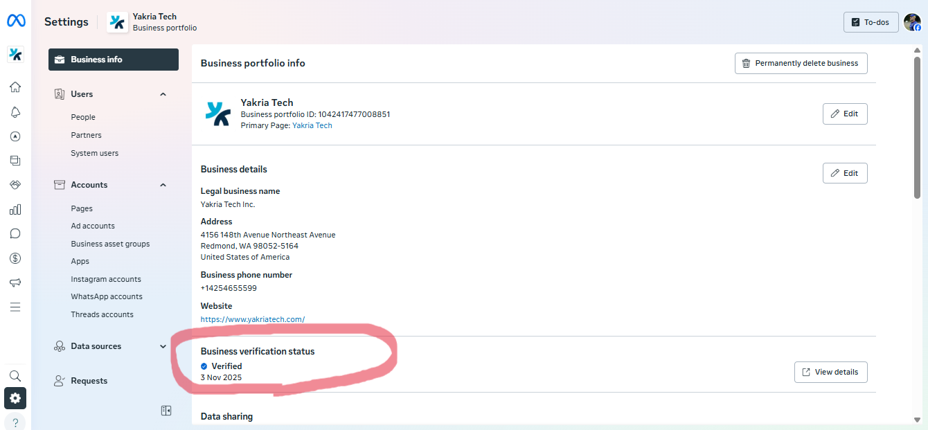 WhatsApp API Requirements